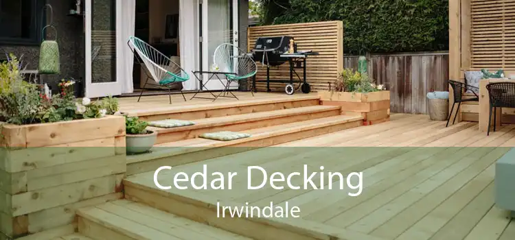 Cedar Decking Irwindale